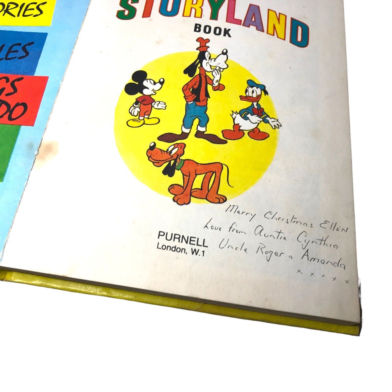 Vintage Walt Disney’s Story Land Hardcover Book - Stories Puzzles Strips 1969 Books by TheVoyageBird