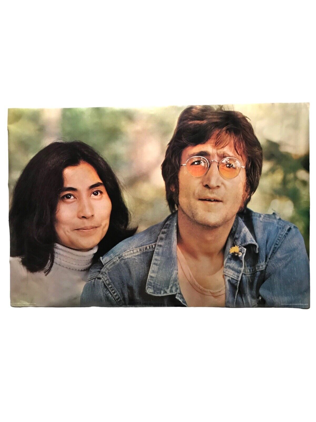 Vintage Yoko Ono & John Lennon Poster 1978 - Original By Pace Minerva Cat No.97 Concert Memorabilia by TheVoyageBird