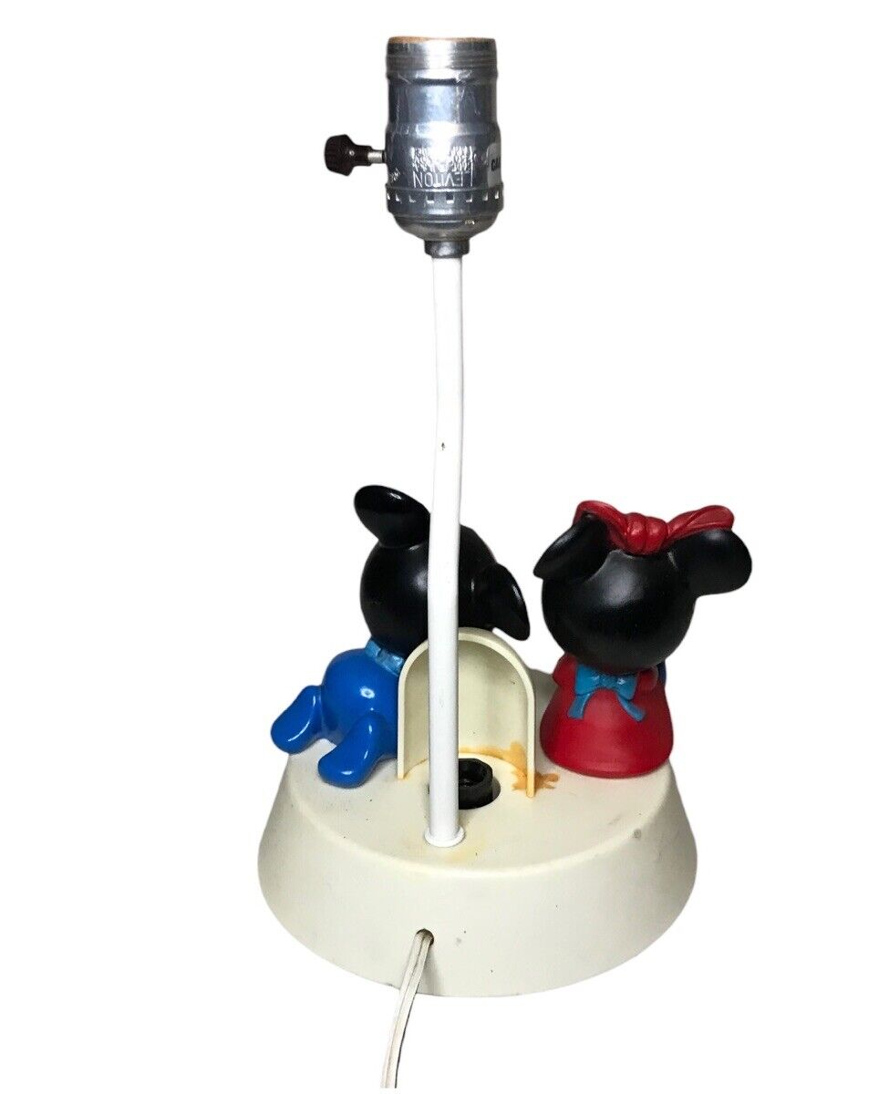 Walt Disney Baby Mickey and Minnie Mouse Nursery Lamp Night Light Shade 1984 Other Contemporary Disney by TheVoyageBird