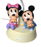 Walt Disney Baby Mickey and Minnie Mouse Nursery Lamp Night Light Shade 1984 Other Contemporary Disney by TheVoyageBird